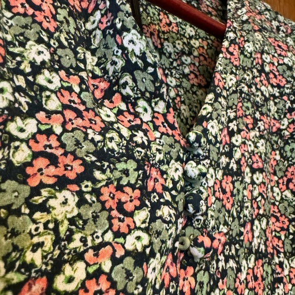 The Kooples Short Printed Dress with Buttons SIZE 1 - Picture 3 of 5